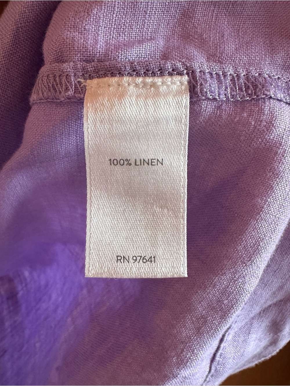 J.Jill Love Linen 100% Linen Shirt Dress L Light Purple Pockets - Picture 6 of 9